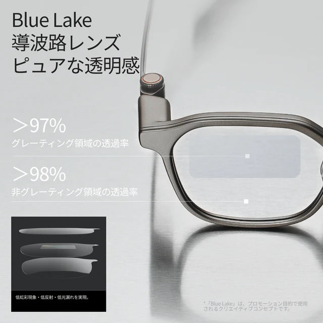 RayNeo iO｜33インチ透明ディスプレイ搭載・33gのAIスマートグラス