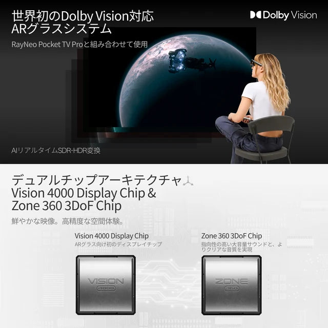 RayNeo GT Max｜59°広視野角・267インチ大画面の映像視聴ARグラス