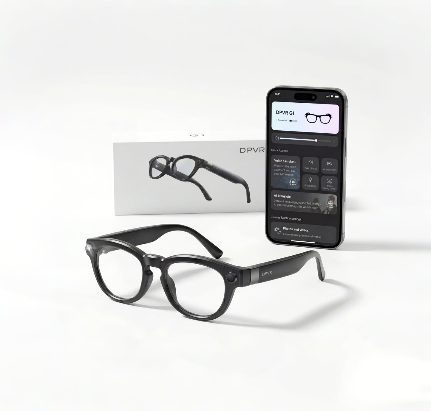 DPVR G1｜AI翻訳・カメラ搭載のスマートグラス